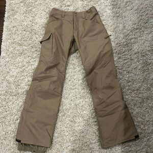 Burton khaki snowboard pants